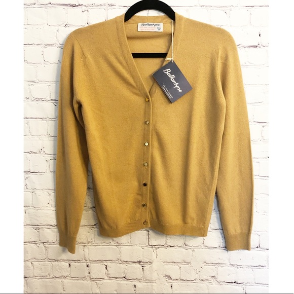 Ballantyne Sweaters - SOLD NWT Vintage Ballantyne Cashmere Cardigan